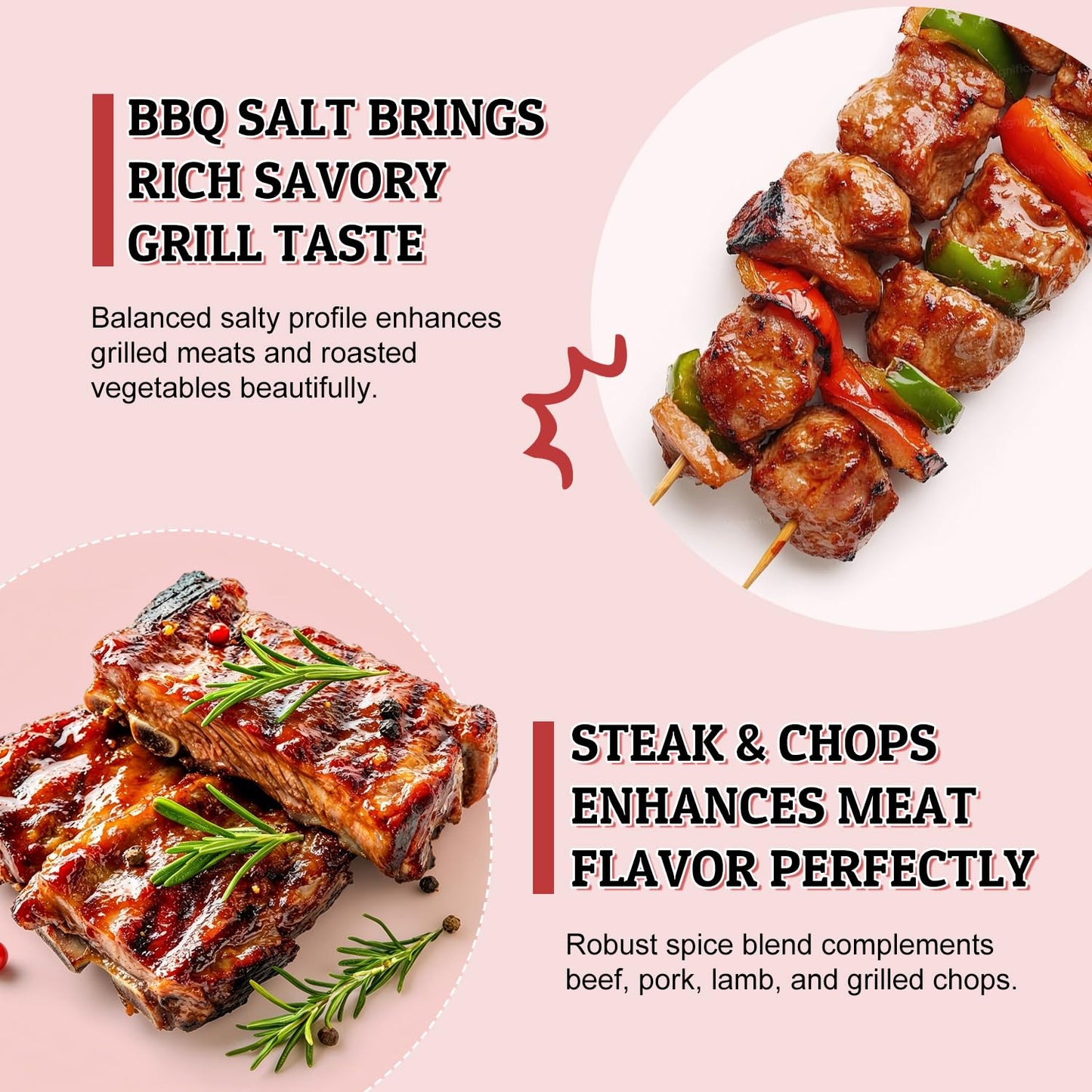 52USA BBQ Seasoning Set, Seasonings Variety Pack for Grilling and Smoking | Smoky BBQ, Steak Chops, BBQ Salt, Chicken BBQ, Good for all Around Cooking & Air Fryers, BBQ Rubs Gift Set-4 Pack
