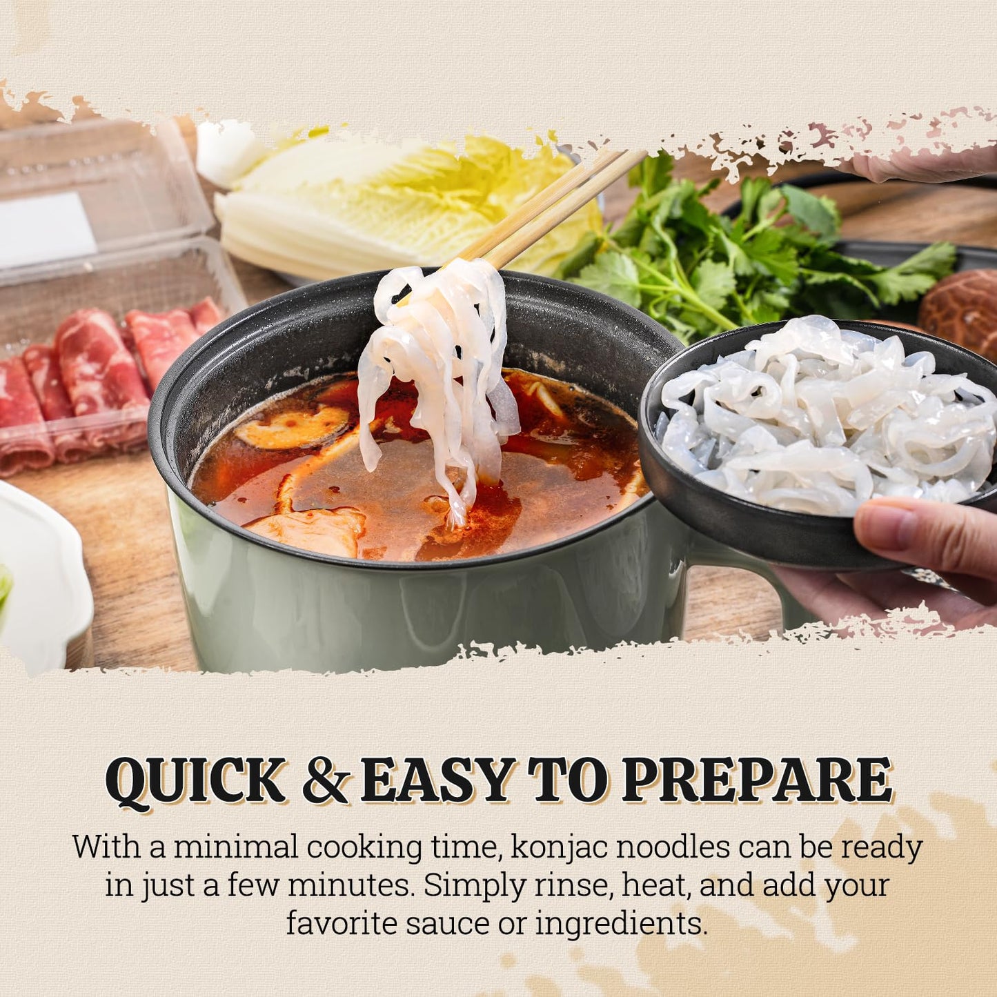 52USA Konjac Shirataki Noodles, Fettuccine, 6-Pack (52.8oz