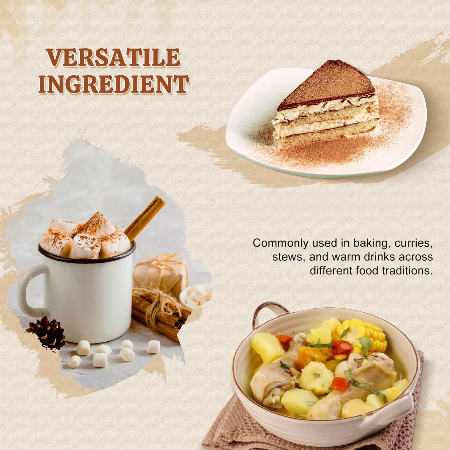 52USA Organic Cinnamon Powder,1 lb (16oz),Pure Ground Cinnamon, 100% Certified,Premium Quality Spice-Great for Baking,Cooking and Drinks,Additive Free, USDA & Kosher Certified, Non-GMO,Gluten Free