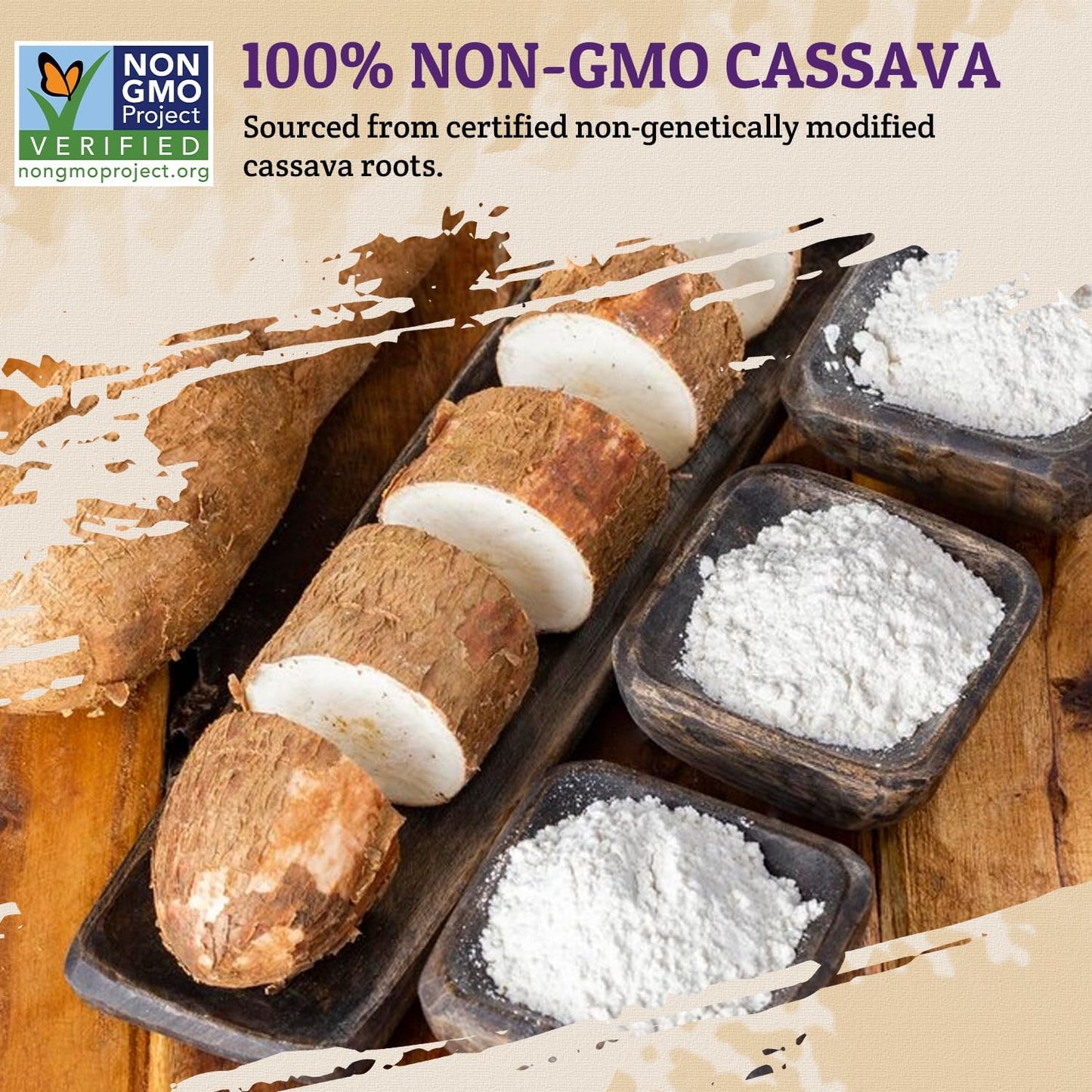 52USA Tapioca Starch, 3 Pack (42oz Total) | Tapioca Flour from Cassava Root | Gluten Free Flour Substitute