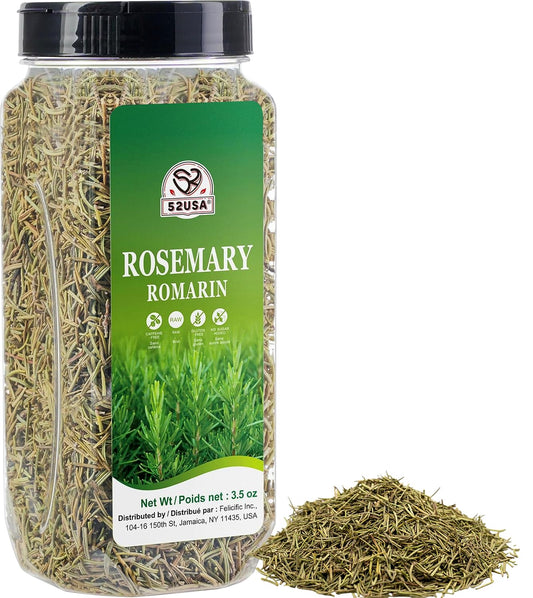 52USA Dried Rosemary Leaves, 3.5 oz (100g)