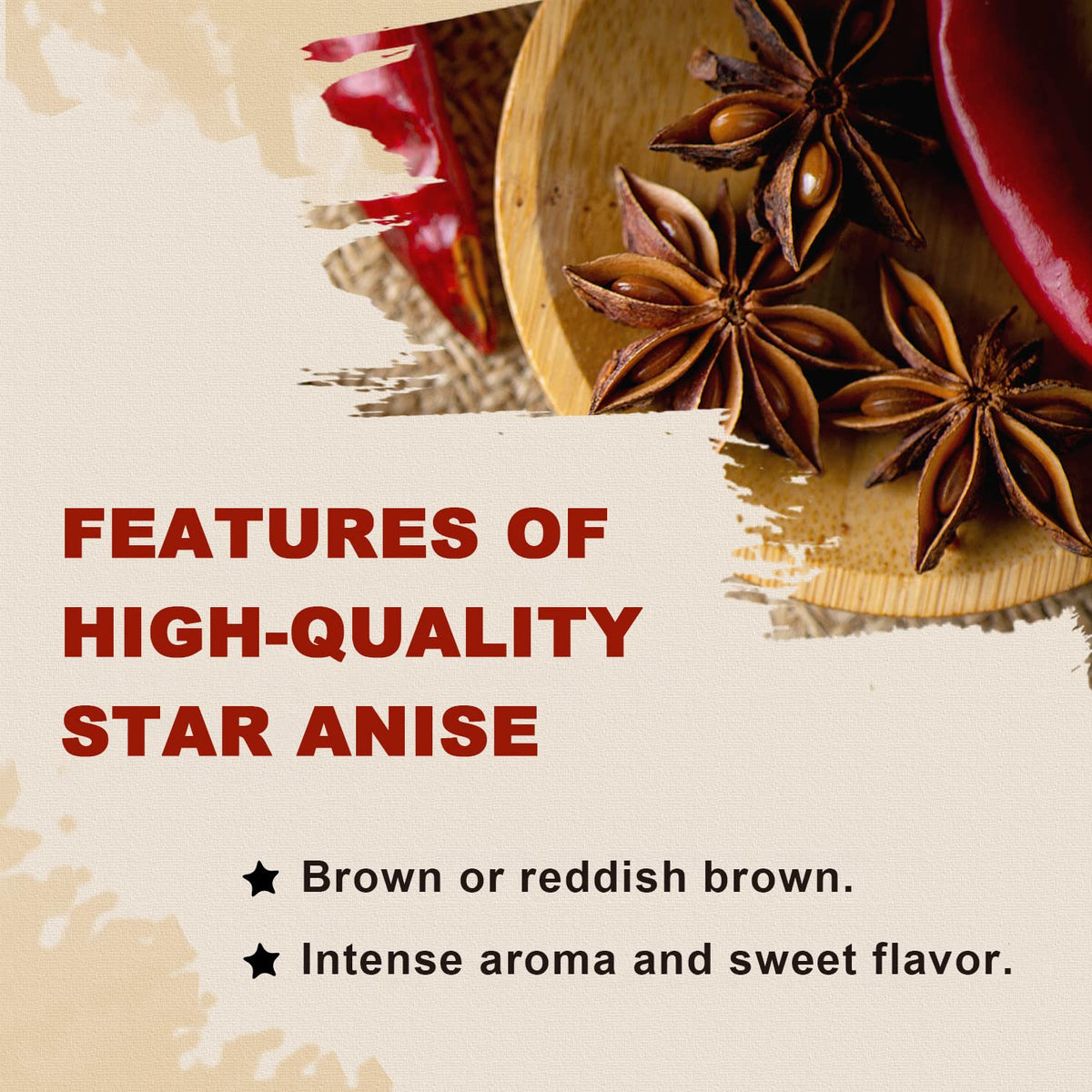 52USA,whole 4oz (Pack of 1), NON-GMO Verified Chinese, Dried Anise Spice Aromatic Anise Star for Baking and Tea, Pho Broth, Mulled Wine, Braising Meat, Whole Chinese Star Anise Pods, Anis Estrella
