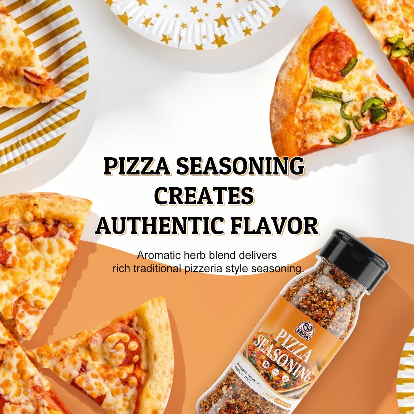 52USA 4 packs Air Fryer seasonings 250ml PET shakers