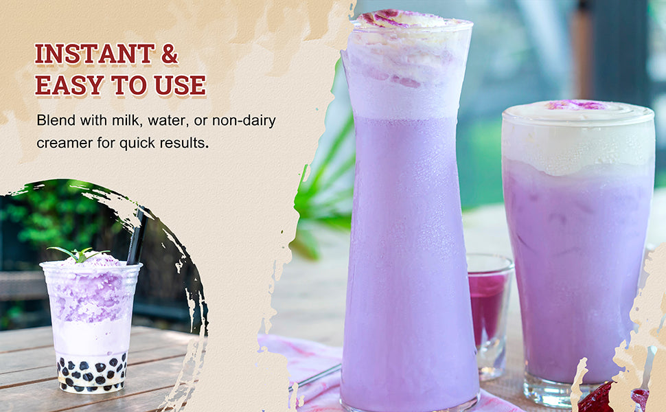 52USA Taro Flavored Powder 1kg – Premium Mix for Bubble Tea, Smoothies, Milk Tea & Desserts