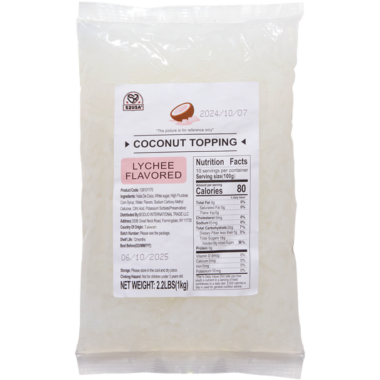 52USA Lychee Coconut Jelly Strips 1kg
