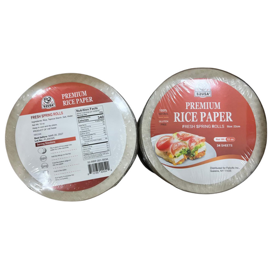 52USA Round Rice Paper