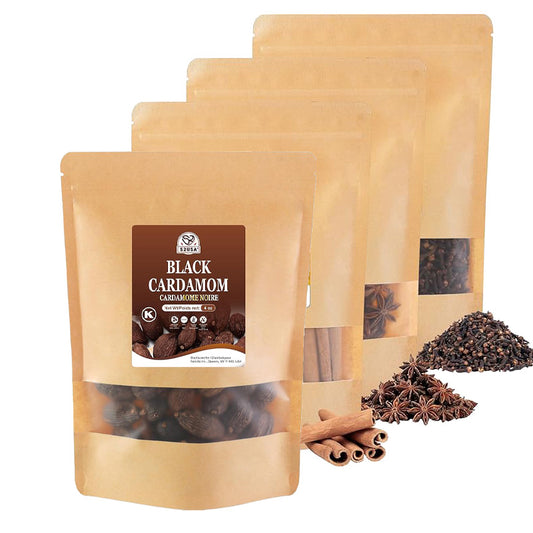 52USA Cinnamon Sticks, Star Anise, Whole Cloves - 4oz Each, All Natural Spice Set, No Preservatives, Perfect Kitchen Refill, Spice Gift Set